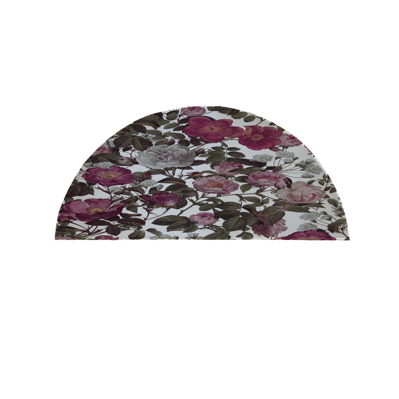 پادری مدل نیم دایره طرح گل کد 9336 سایز 90×45 سانتی متر